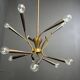 Mid-century Italian brass chandelier, 1960s