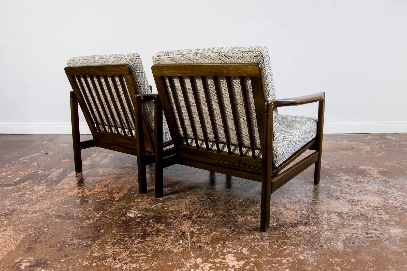 Mid Century Armchairs By Zenon Bączyk, 1960's, Set Of 2