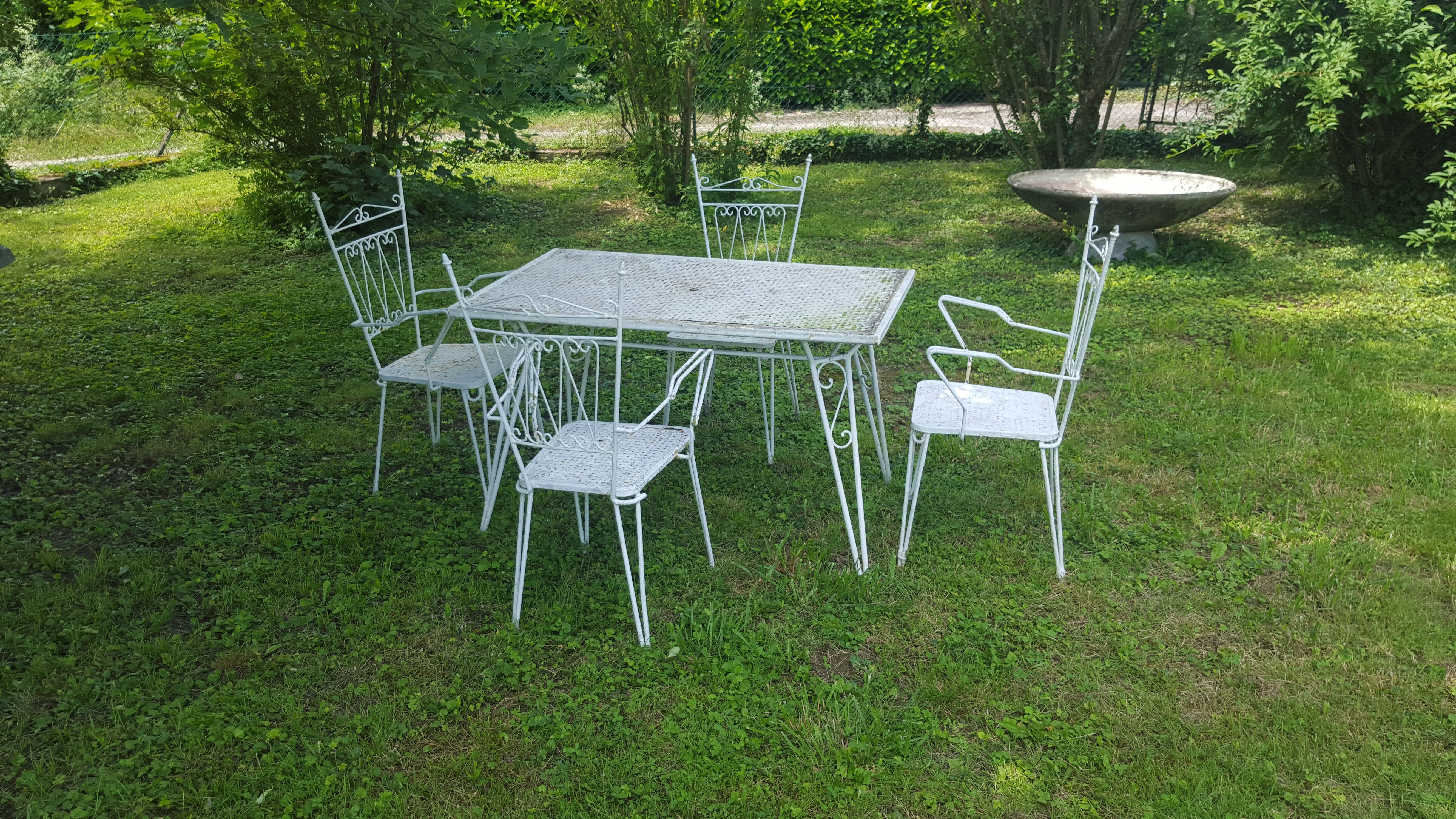 Wrought iron garden furniture 1940/50