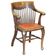 Antique English Edwardian captain's chair in oak by Ralph Johnson.