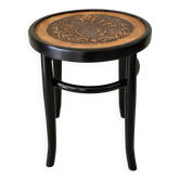 Stool in the style of Thonet made of solid wood.