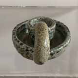 Ceramic cellar rat candle holder