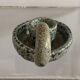 Ceramic cellar rat candle holder