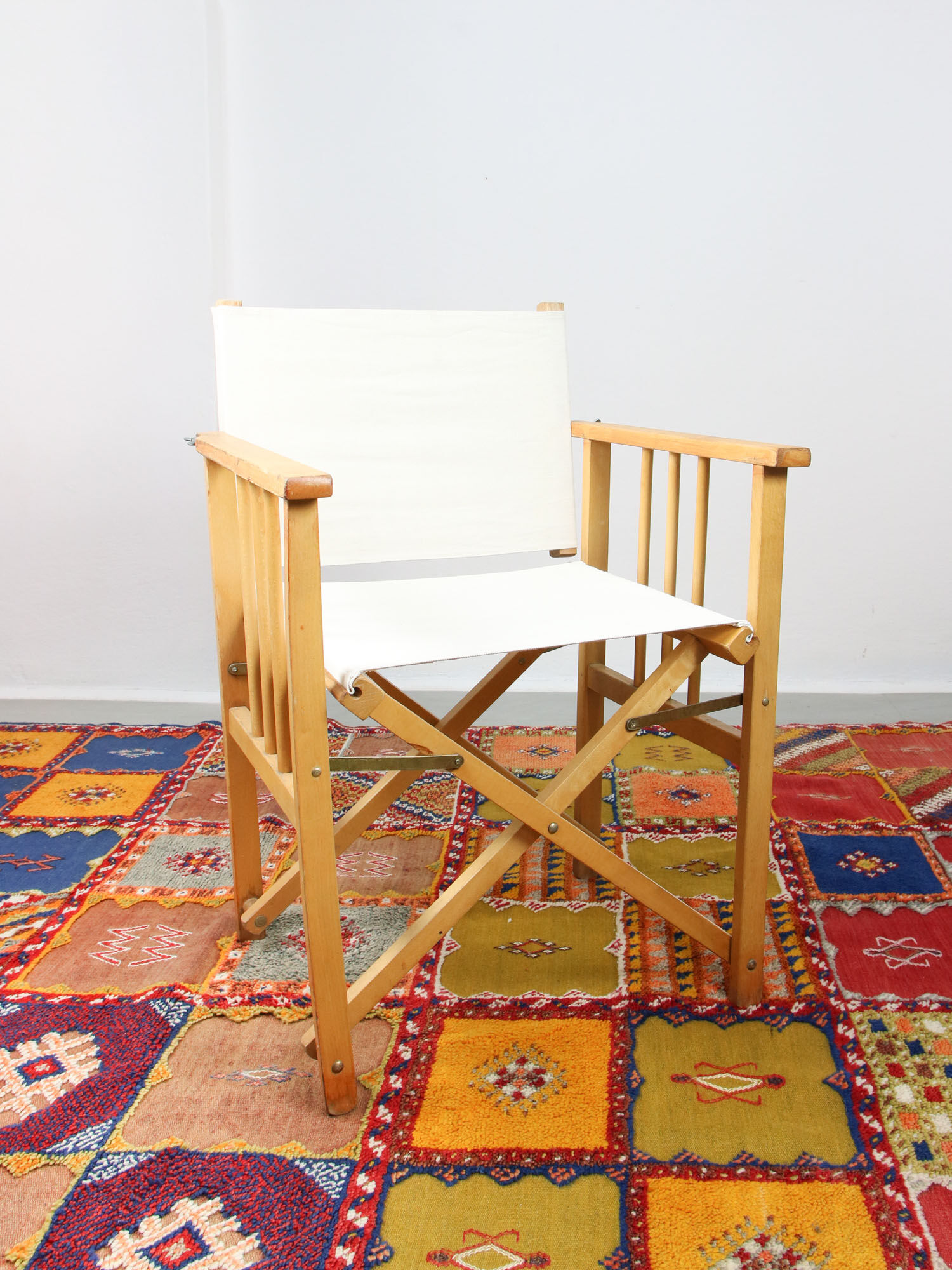 Vintage italian directors folding chair from calligaris