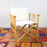 Vintage italian directors folding chair from calligaris