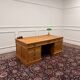 Large classic English desk with back panel