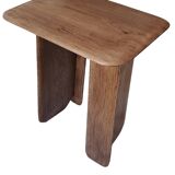 Solid oak side table