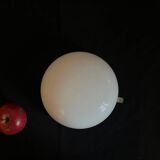Vintage round opaline wall light