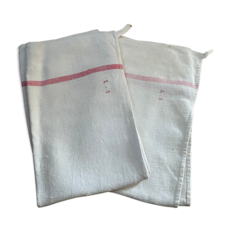 Two linen towels LS