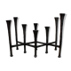 Scandinavian black metal candlestick