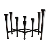 Scandinavian black metal candlestick