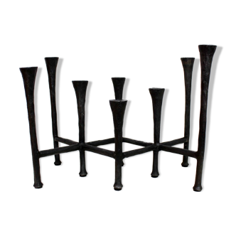 Scandinavian black metal candlestick