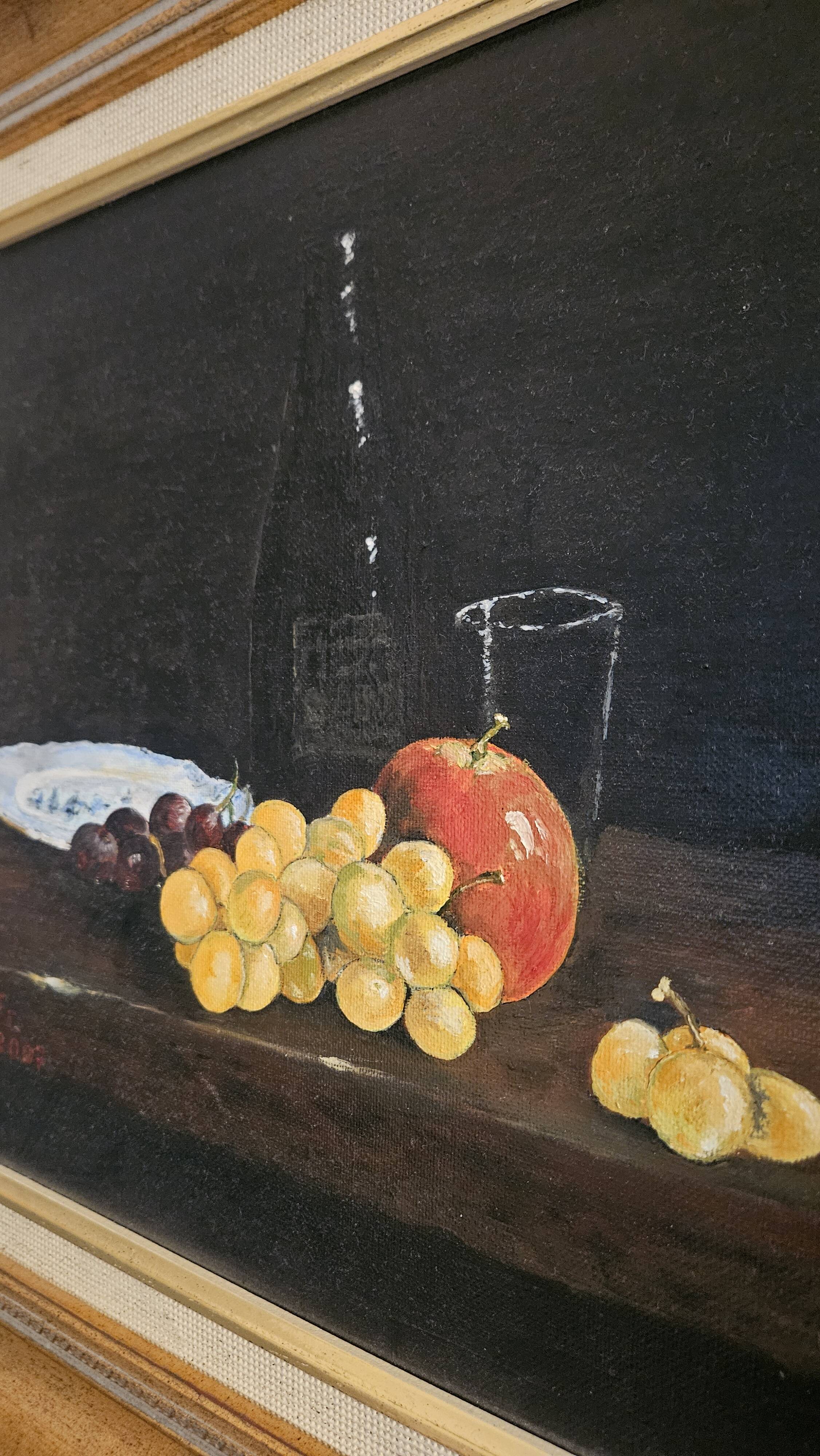 Tableau – Still life on canvas – Signed Hirtz Fr