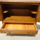 Small oak sideboard, rotating tray
