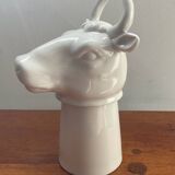 Glazed ceramic butter dish