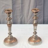 PAIRE DE BOUGEOIRS ANCIENS