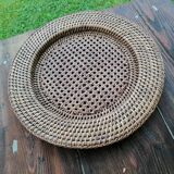 Round wicker fruit cup braid