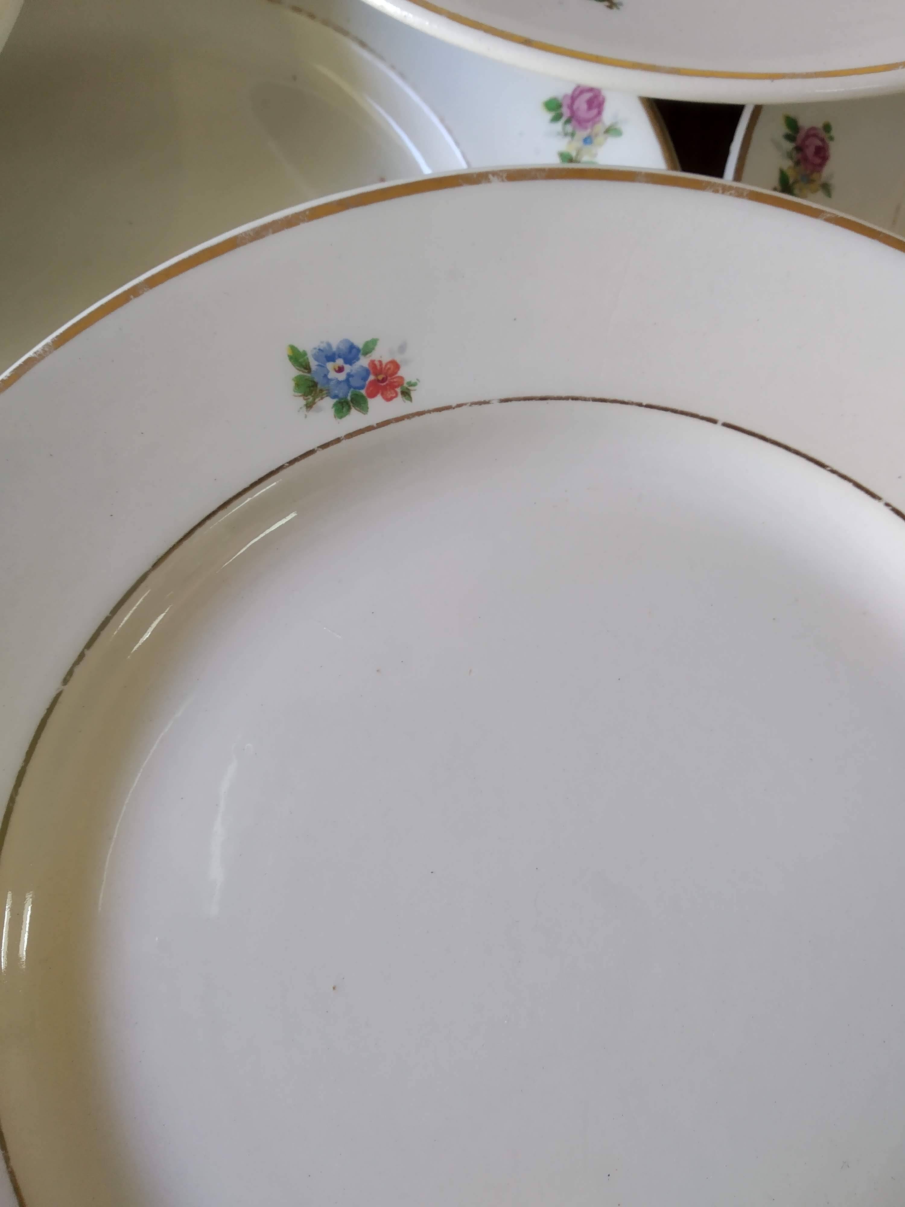 10 Badonviller dessert plates