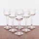Set of 6 vintage crystal stemware