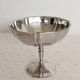 Ice cream or sorbet cups on foot, in 18/10 stainless steel