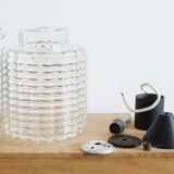 Cylindrical suspension in molded glass 1960