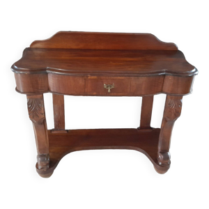 Ancienne console en acajou