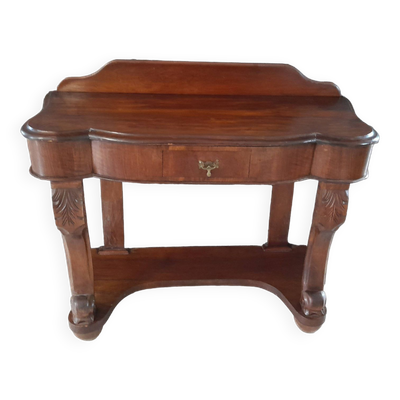 Ancienne console en acajou Napoléon