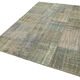 Tapis turc contemporain tissé à la main 175 cm x 242 cm tapis patchwork gris