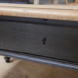 Louis Philippe notary office in oak, 1900 period - 1m49