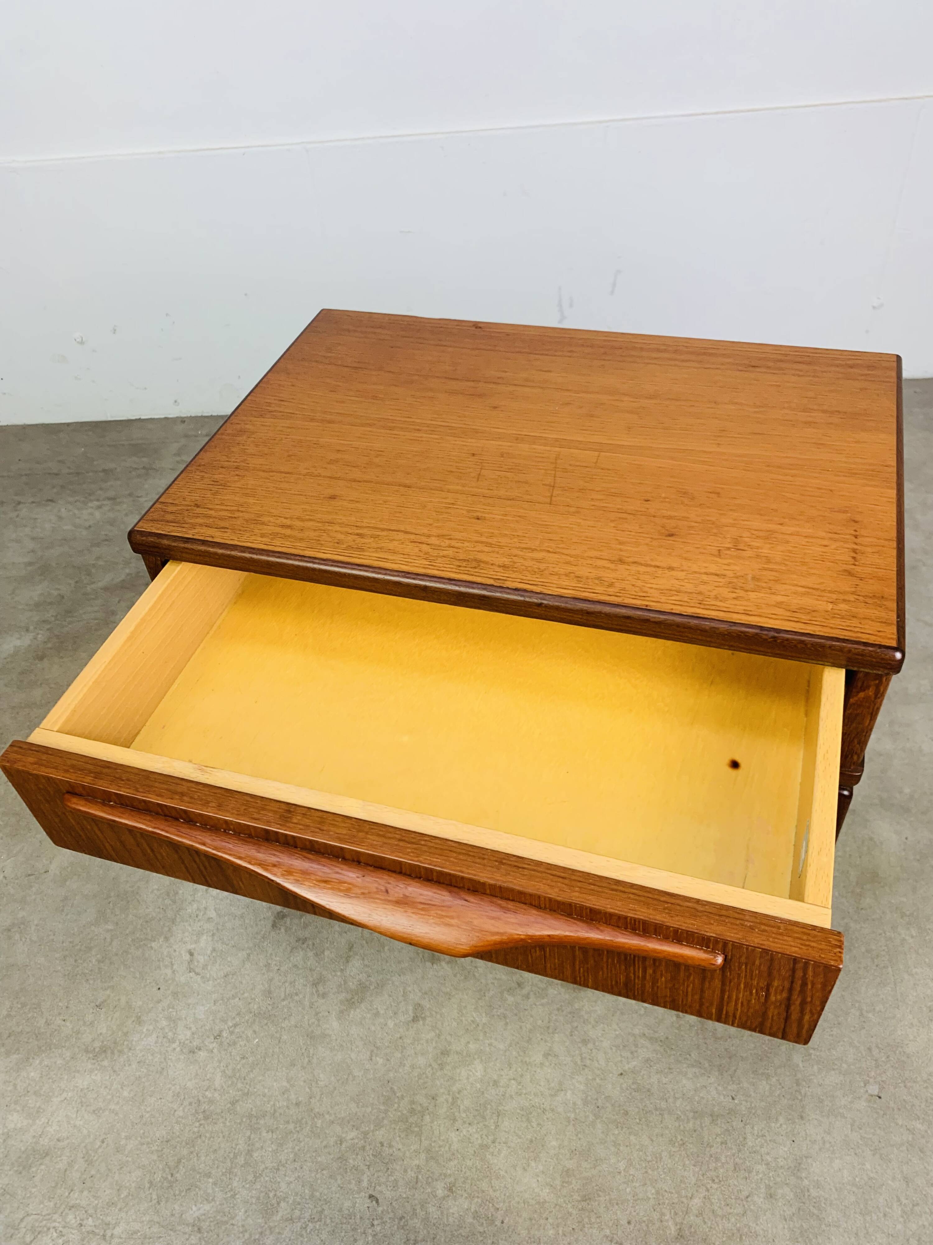 Chevet scandinave en teck, années 60