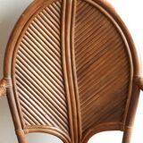 Pair of armchairs attributed to Vivai del Sud, Italy 70s/80s