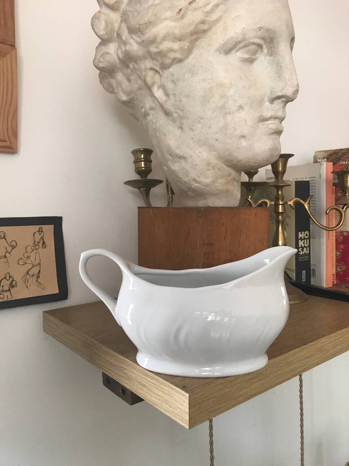 Ssaucière en porcelaine vintage