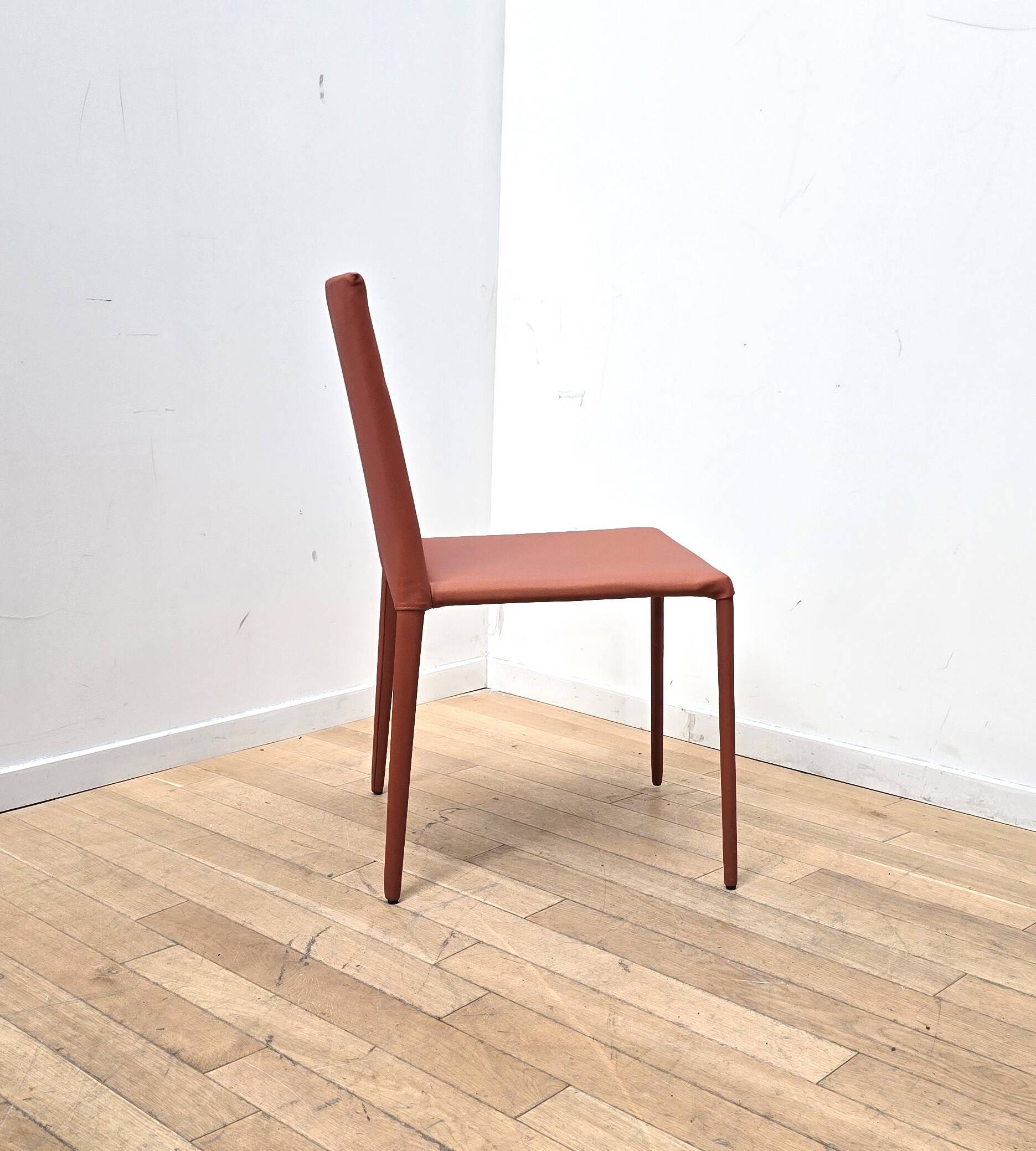 Set of 5 Norma chairs, Arper