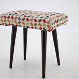 1960s Restored Beech Stool, Czechoslovakia