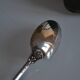 12 Silver-plated metal mocha spoons with Russian handle + box