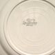 Set of 6 flat plates Digoin Sarreguemines, ivory color