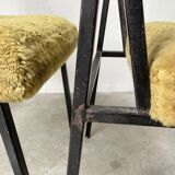 Set of three 50s chairs