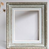 Old patinated frame