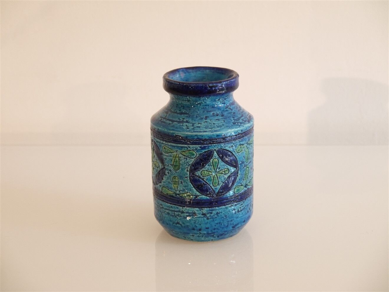 Vase italien en ceramique d'Aldo Londi 1960