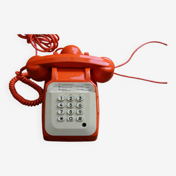 Téléphone Socotel S63 orange/beige 70's