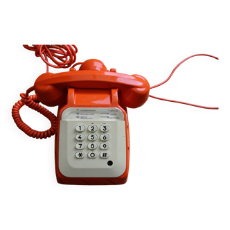 Téléphone Socotel S63 orange/beige 70's