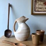 Zoomorphic pitcher faiencerie de saint amand 60s