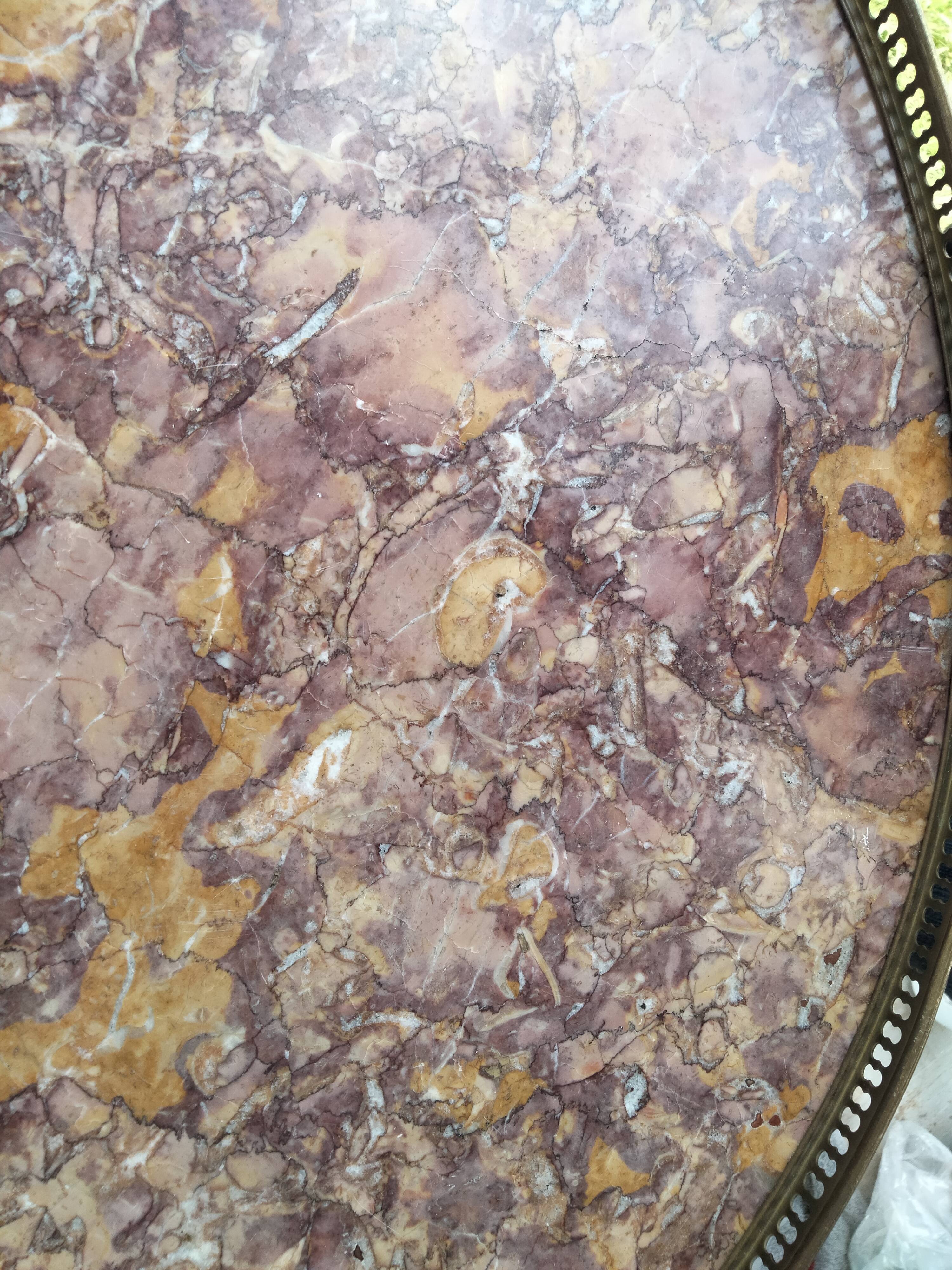 Coffee table hot water bottle old style Louis XVl