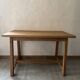 Solid oak dining table
