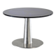 Blown glass and steel dining table by Perrin & Perrin, circa 1990