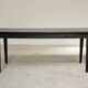 Large black farmhouse table 1950