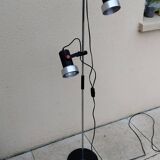 Lampadaire vintage à 2 spots des années 70 édité par Miwi
