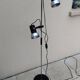 Vintage 2-spot floor lamp from the 70s, produced by Miwi