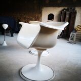 Fauteuil tulip pivotant
