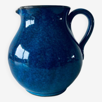 Old enamelled stoneware pitcher